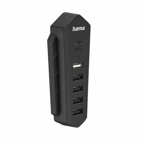 Hama 6in1 USB-hub voor PlayStation 5 Zwart