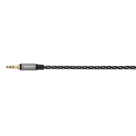 Avinity Audiokabel 3,5-mm Stek./stek. Stereo Stof Verguld 0,5 M