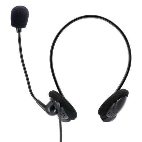 Hama PC-Office-headset NHS-P100” Met Nekband Stereo Zwart