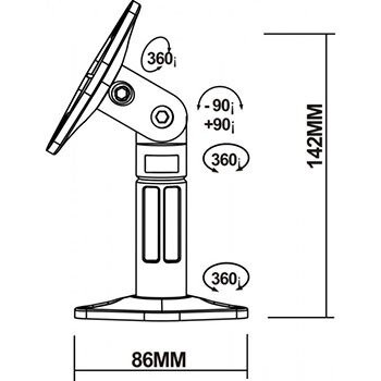 Reflecta Speakerstand Sono 2.1 Wit