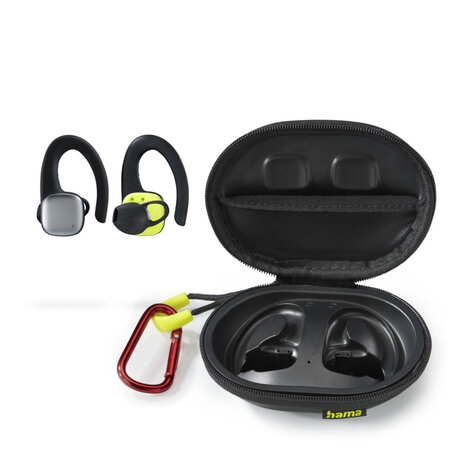 Hama Bluetooth®-koptelefoon Spirit Athletics True Wireless Oorbeugel Zw/ge