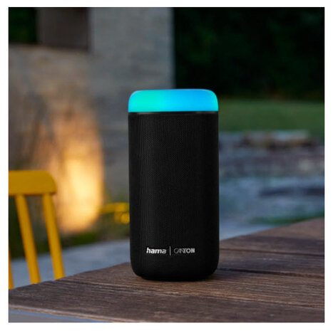 Hama Bluetooth®-luidspreker Glow Pro Waterdicht IPX4 5 Licht-modi 30W Zw