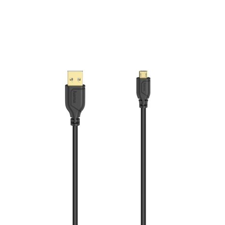 Hama Micro-USB-kabel Flexi-Slim USB 2.0 480 Mbit/s 0,75 M