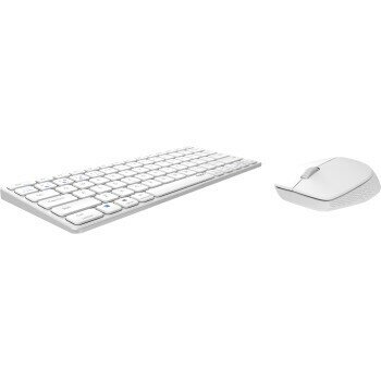 Rapoo 9600M Draadloos Multimode Toetsenbord-muisset Blade Combo TKL,wit QWERTY US