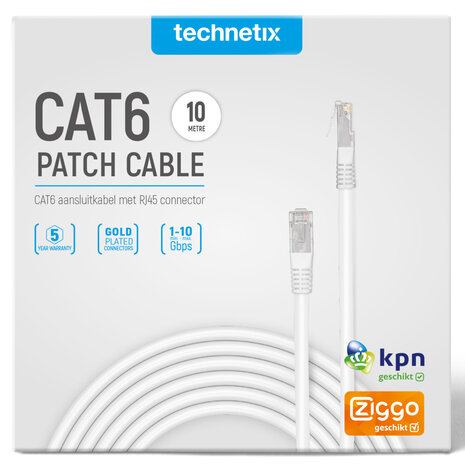 Technetix Patchkabel Cat6 10m