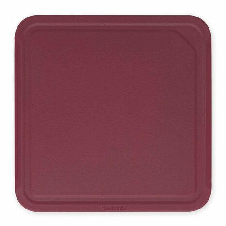 Brabantia Tasty+ Snijplank 25x0.8x25 cm Aubergine Rood