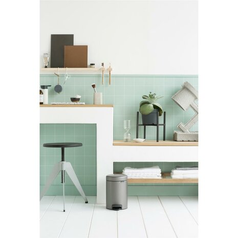 Brabantia Newicon Pedaalemmer 3L Platinum