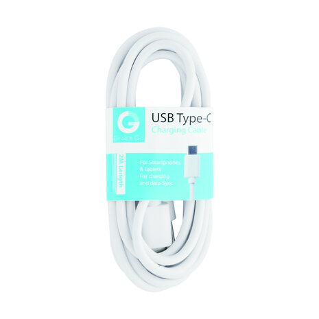 GrabNGo Gng Laad/datakabel Usb-c 2m Wi