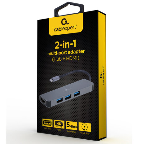 Cablexpert Gmb Usb-c Multi-port 2-in-1