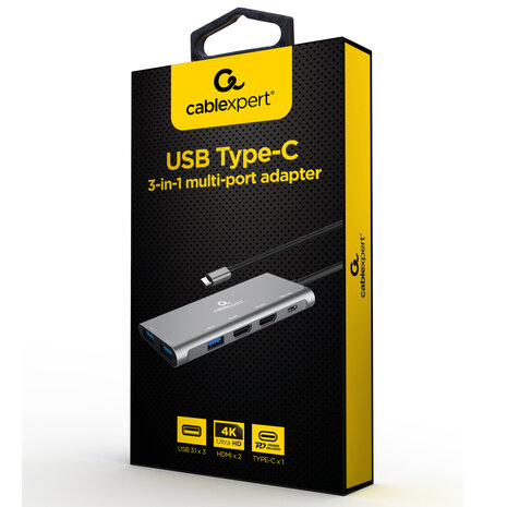 Cablexpert Gmb Usb-c Multi-poort 3-in-1