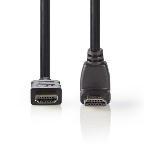 Nedis CVGP34200BK15 High Speed Hdmi™-kabel Met Ethernet Hdmi™-connector - Hdmi™-connector 90° Haaks 1,5 M Zwart