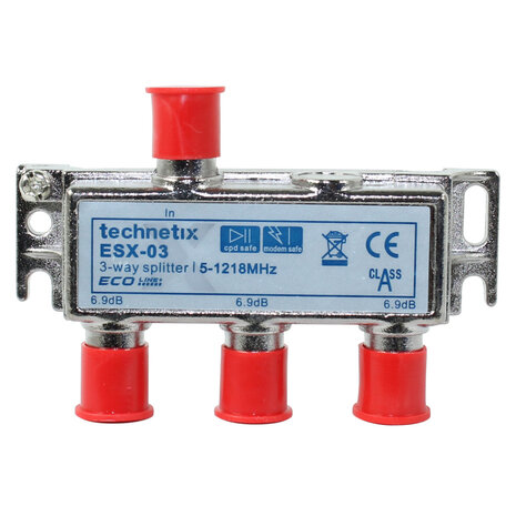 Technetix Esx-03 3-Weg Coax Schroefverdeler