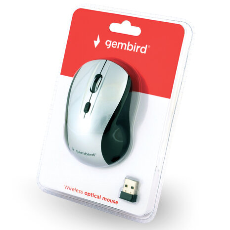 Gembird Gmb Muis Draadlooszw/zi 4b-02-bs