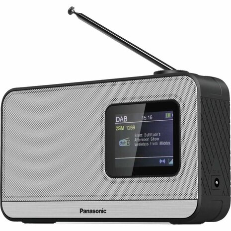 Panasonic RF-D15EG-K Radio Zilver/Zwart