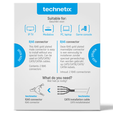 Technetix Rj45 Connector Click