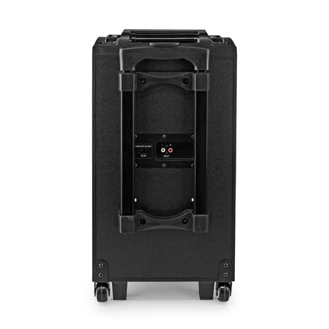 Nedis SPPT800BK Bluetooth® Party Speaker Maximale Batterijduur: 6.5 Uur 120 W Handgreep Feestverlichting Equalizer Zwart