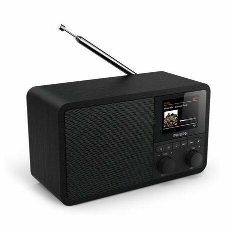 Philips TAPR802/12 DAB+ Internetradio Zwart