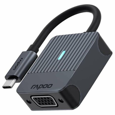 Rapoo UCA-1003 USB Type-C naar VGA Adapter Zwart