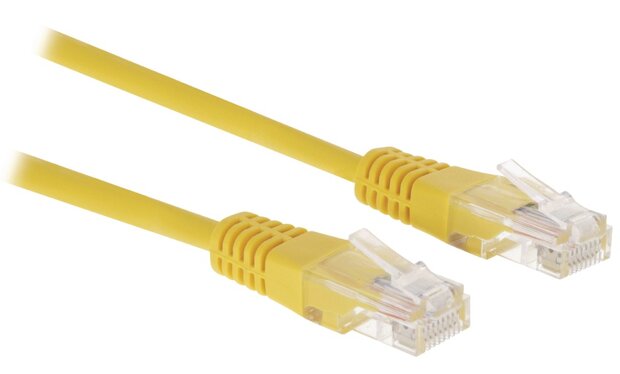 Valueline VLCT85000Y30 Cat5e Utp Netwerkkabel Rj45 (8/8) Male - Rj45 (8/8) Male 3.00 M Geel