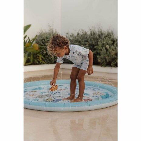 Little Dutch Ocean Dreams Sprinklermat 150 cm Blauw