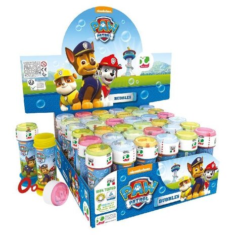 Paw Patrol Bellenblaas 60ml 36 Stuks