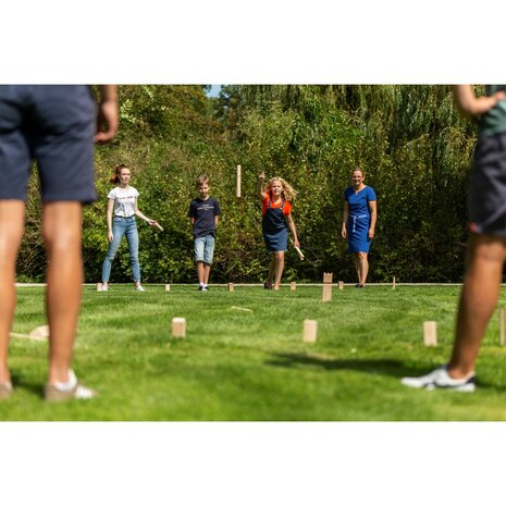 Outdoor Play XL Kubb met 21 Houten Onderdelen