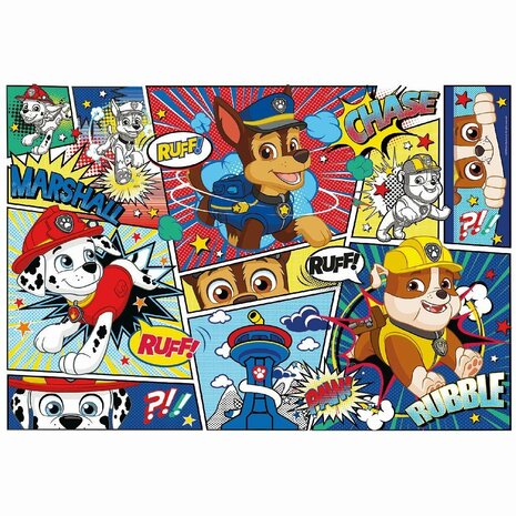 Clementoni SuperColor Puzzel Paw Patrol Strip 104 Stukjes