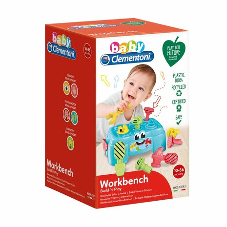 Clementoni Baby Werkbank 9-delig