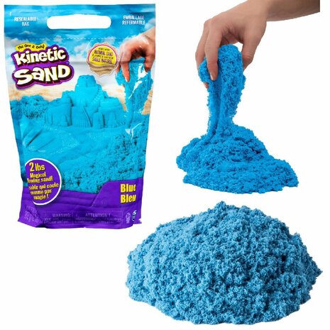 Kinetic Sand Colour Sand Bag Blauw 907g