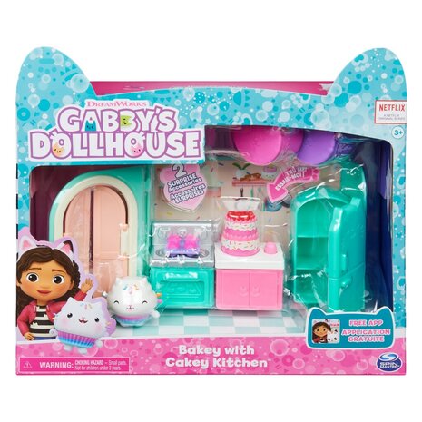 Gabby's Dollhouse Bakey With Cakey Kitchen