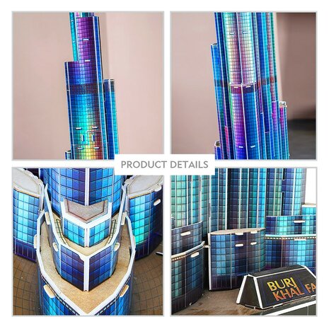 Cubic Fun 3D LED Puzzel Burj Khalifa 136 Stukjes