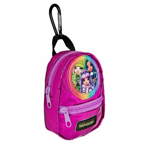 Rainbow High Sleutelhanger Mini Rugzak + Accessoires Roze