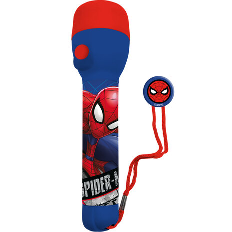 Spiderman Zaklamp 16 cm Blauw/Rood