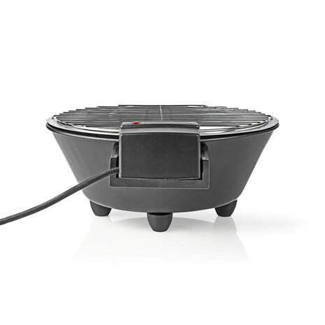 Nedis BBQE112BK Elektrische Barbecue Rond 30 Cm 1250 Watt