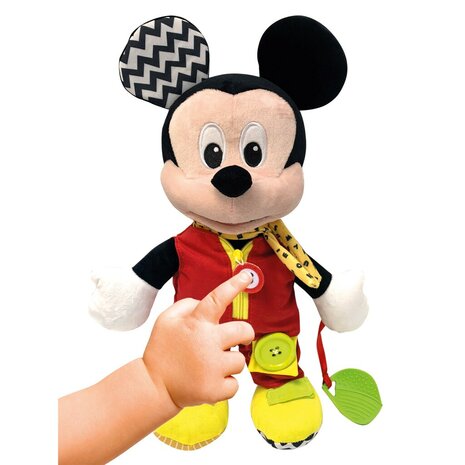 Clementoni Baby Disney Mickey Mouse Dress Up Knuffel