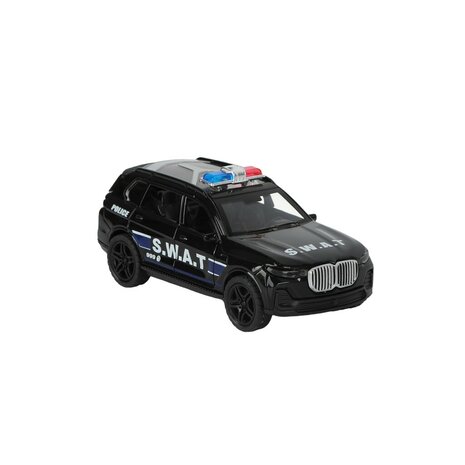 112 Pull-Back S.W.A.T. Auto 1:36 + Licht en Geluid