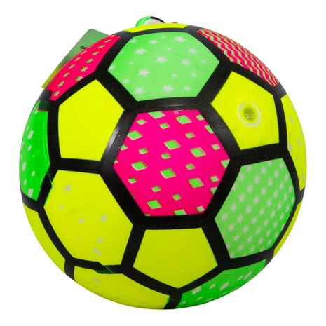 Neon Bal met Koord 20 cm