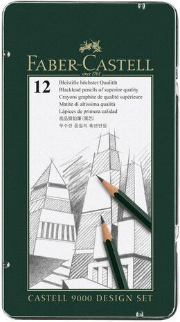 Faber Castell FC-119064 Potlood 9000 Designset