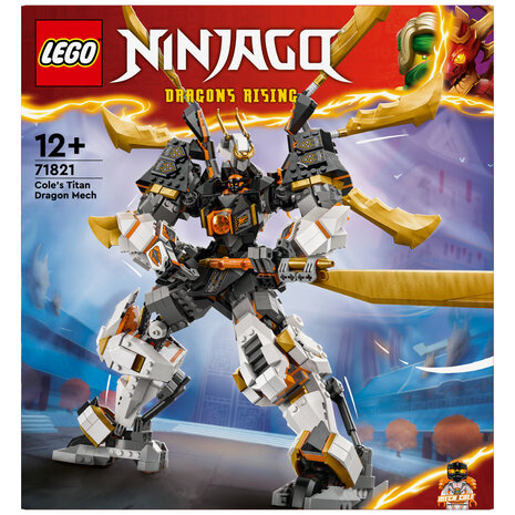 Lego 71821 Ninjago Cole's Reusachtige Drakenmecha