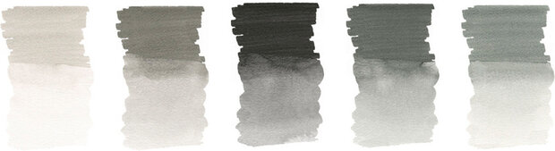 Faber Castell FC-160306 WK25Aquarel Marker FC AlbrechtDürer 5 Stuks Grey Tones