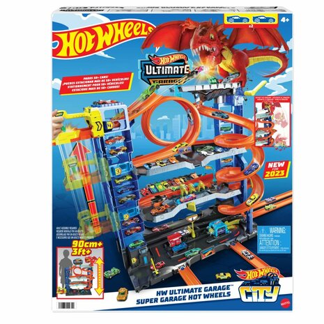 Hot Wheels City Ultieme Garage Speelset + 2 Auto's