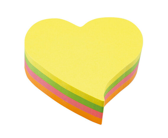 Info Notes IN-5823-39 Info Shaped Sticky Notes 68x68 'hart' Assorti 200 Vel