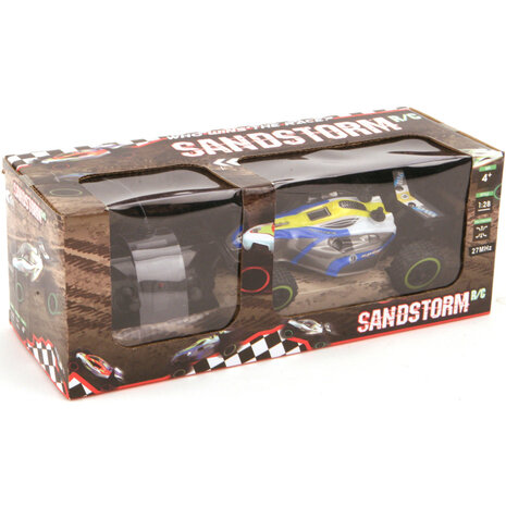 Sandstorm 2-Kanaals 4-Wheel Drive RC Buggy 1:18