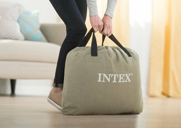 Intex 67768ND Full Comfort-Plush Luchtbed met Ingebouwde Pomp 191x137x33cm