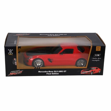 RC Mercedes-Benz SLS AMG GT Final Edition 1:16 + Licht Rood/Zwart