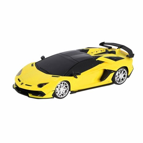 RC Lamborghini Aventador SVJ Roadster 1:24 + Licht Geel