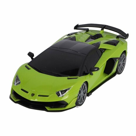 RC Lamborghini Aventador SVJ Roadster 1:16 + Licht Neon Groen