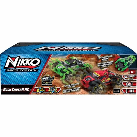 Nikko RC Rock Crusher Rood