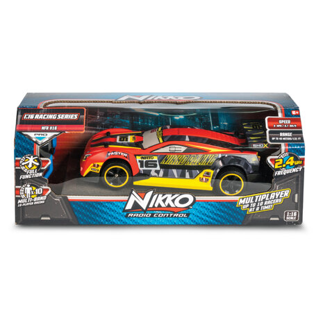 Nikko NFR RC Auto Racing 28 cm Rood 1:16