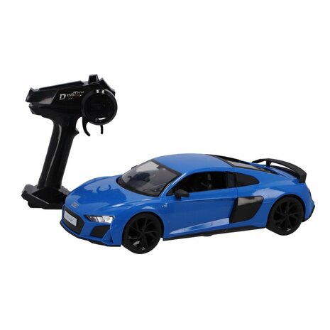 RC Audi R8 Coupé 1:14 + Licht Blauw